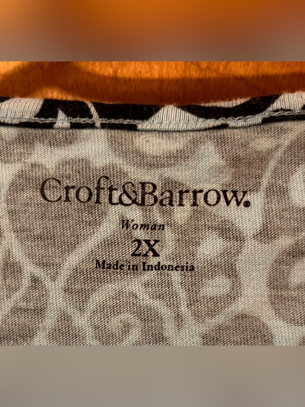 Croft & Barrow Teal and White Short Sleeve Cardigan Size 2X - Picture 4 of 8